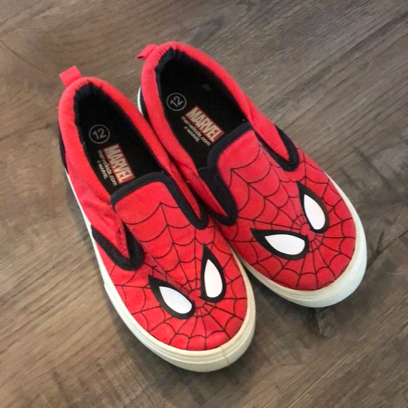 spiderman slip on shoes
